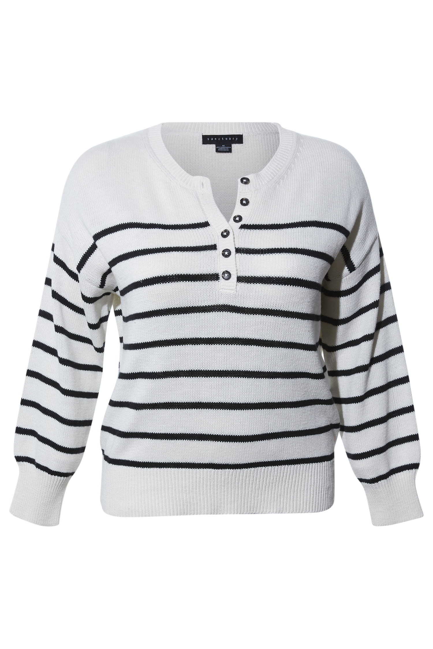 Sanctuary Twilightcore xs black & white striped store sweater