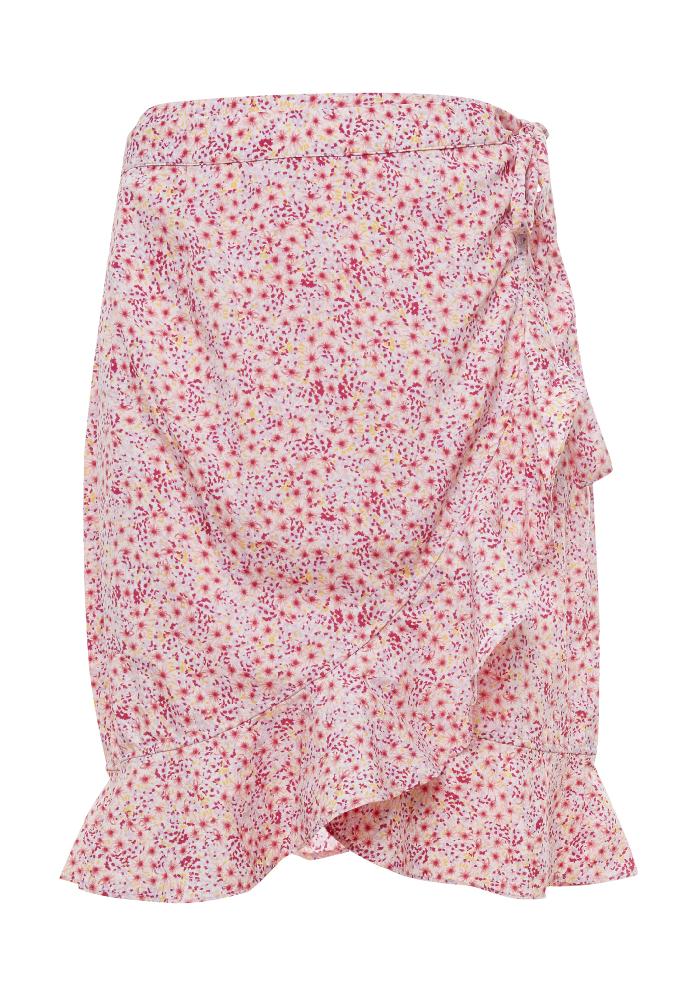 Efterforskning Klemme forretning Vero Moda Wrap Skirt in Pink Multi XS - L | DAILYLOOK