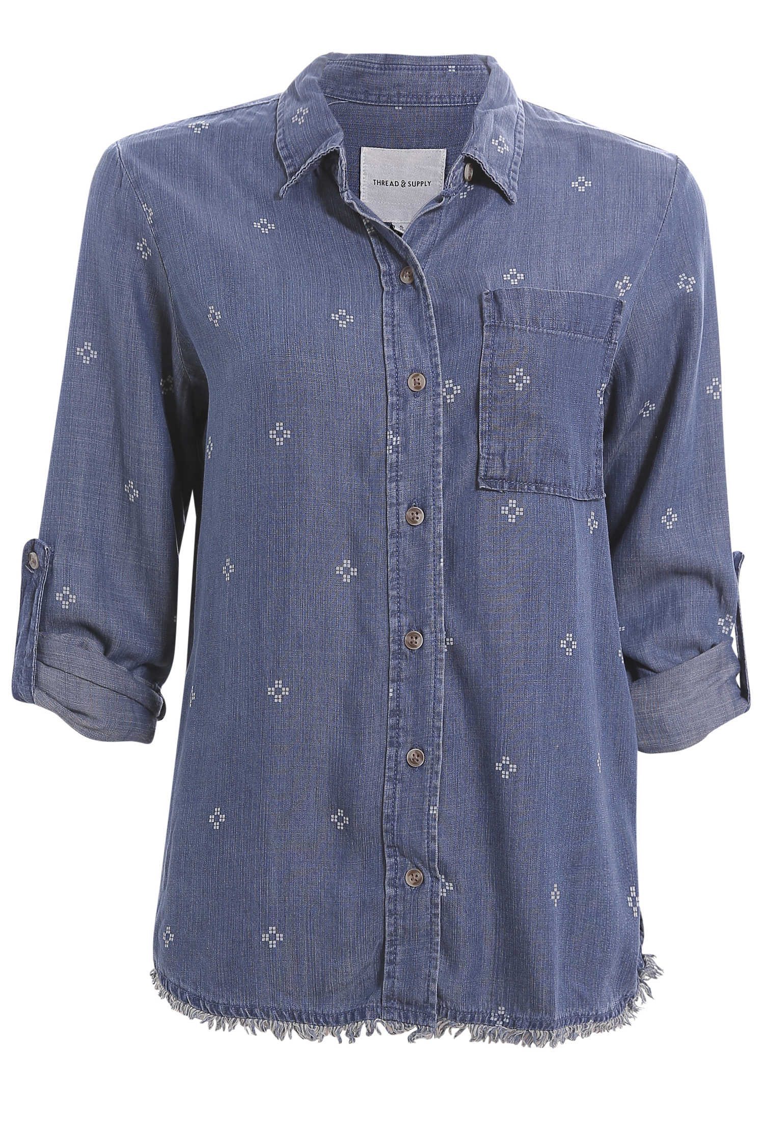 Thread Supply Tencel Shirt in Denim Blue DAILYLOOK