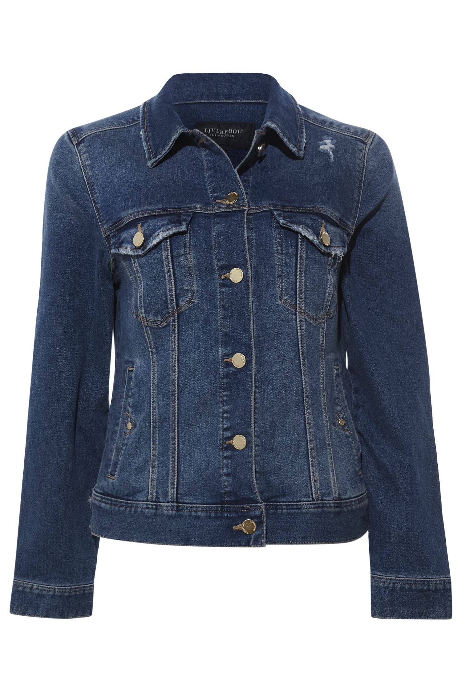 Liverpool Classic Jean Jacket in Light Blue XS - L | DAILYLOOK