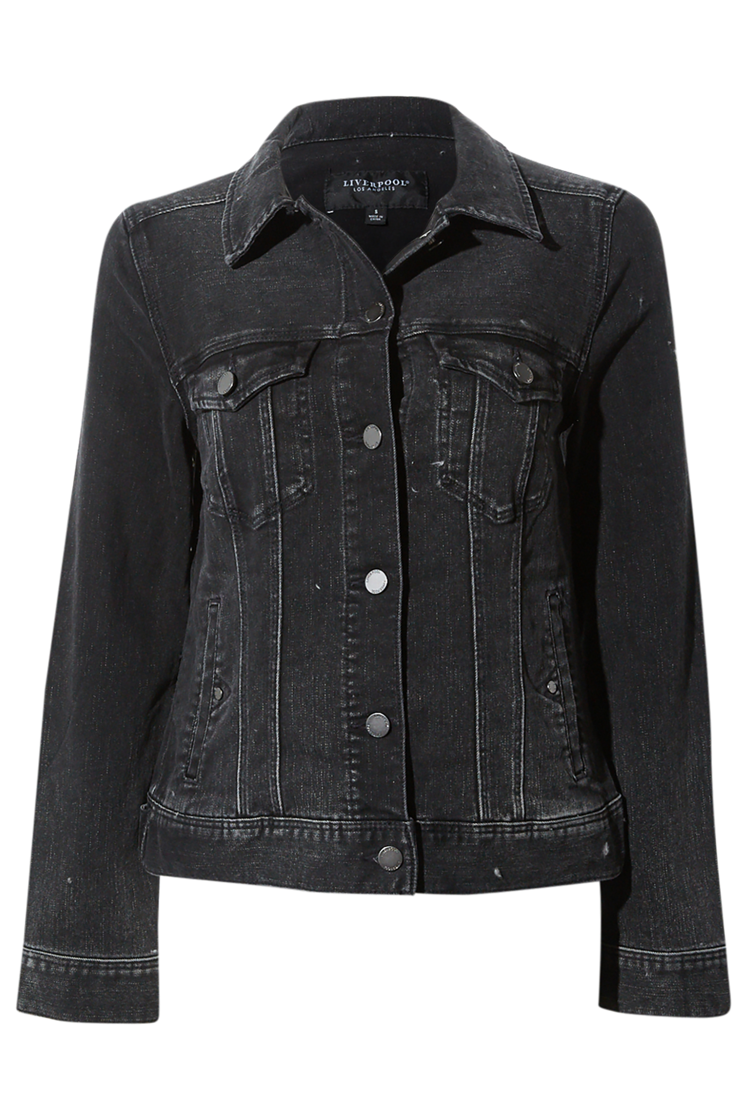 Liverpool black sale denim jacket