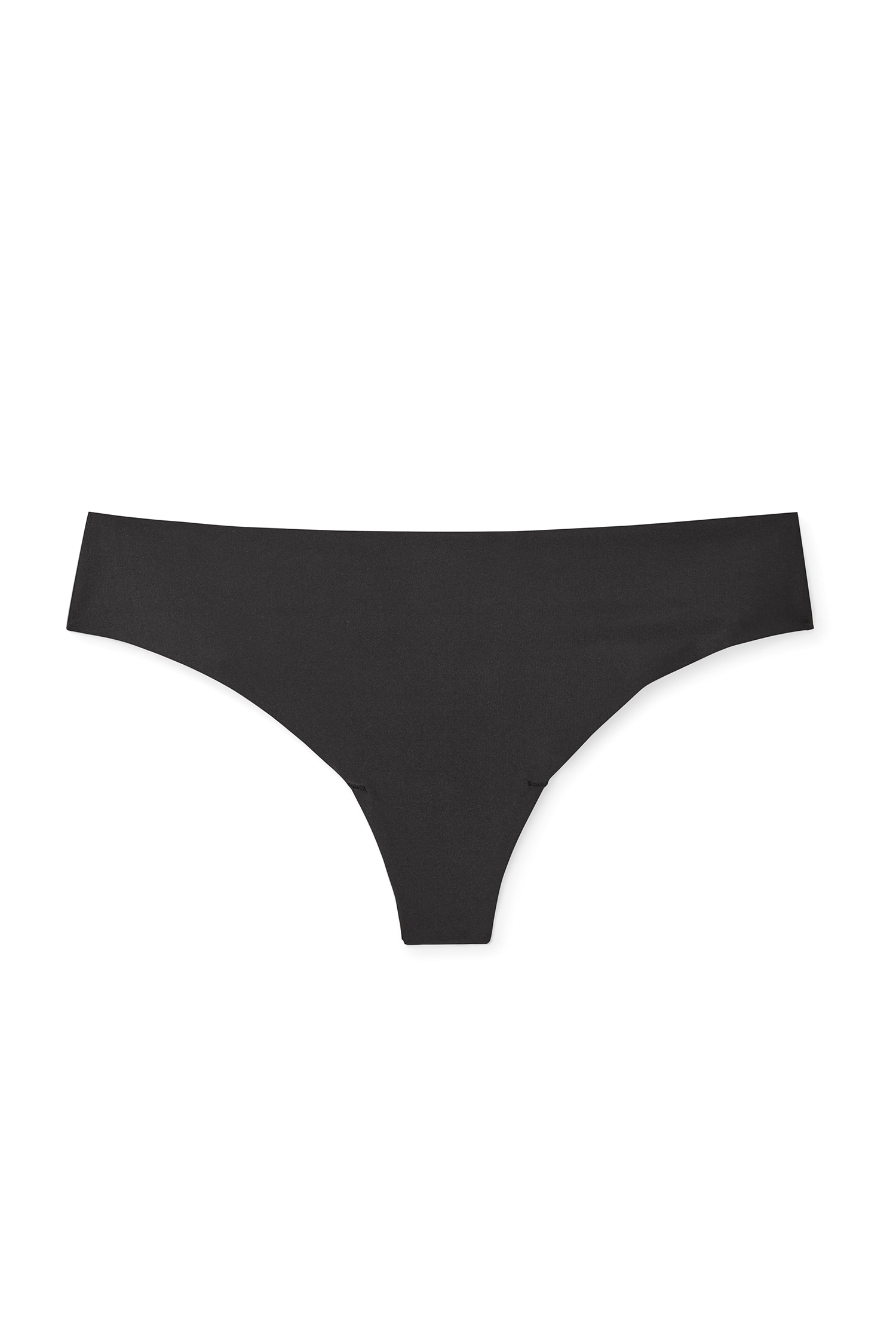 Annie Invisible Pack Thong Black Plus Thong Panties (Pack of 3)