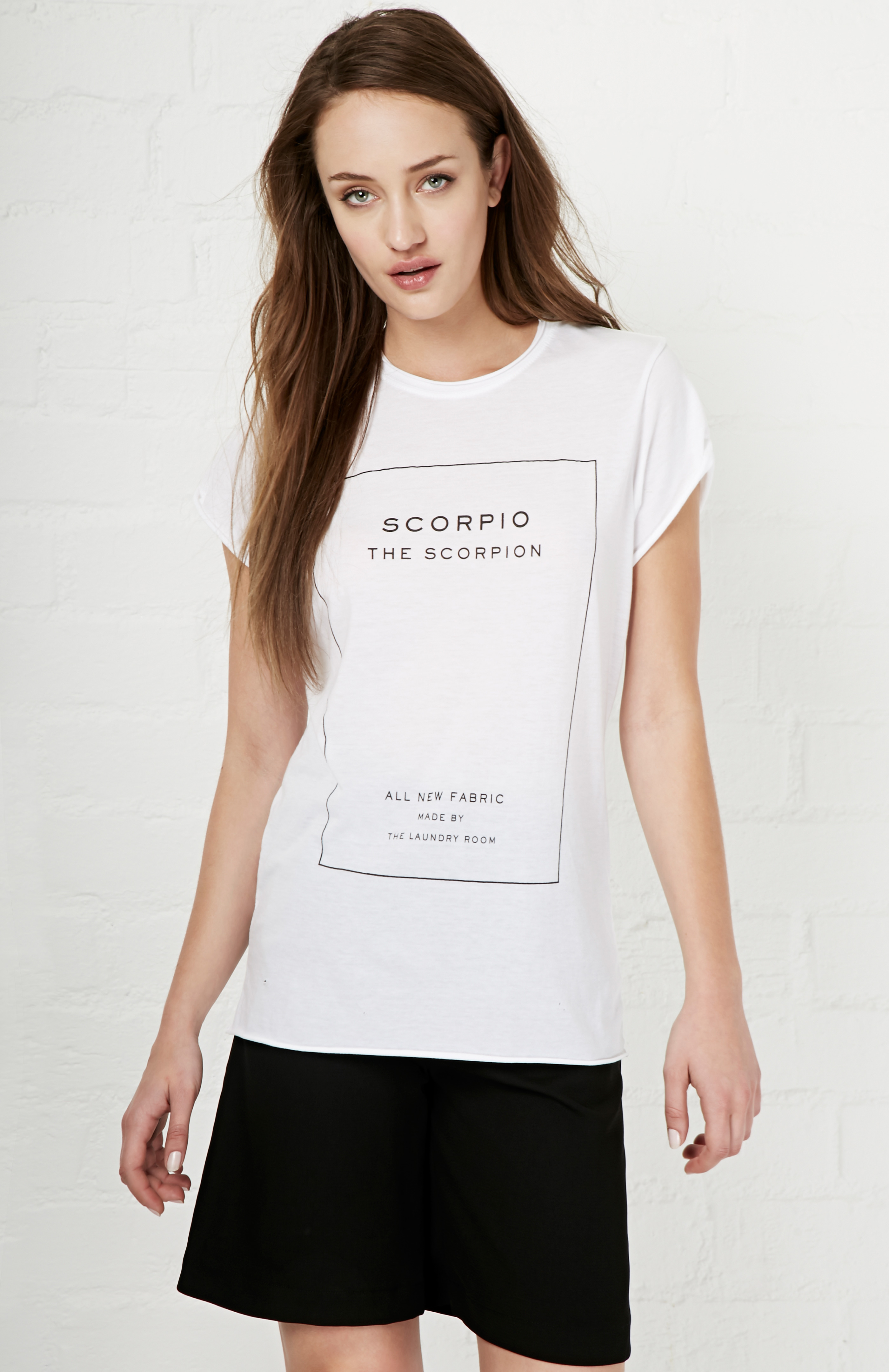 The Laundry Room Scorpio Label Rolling Tee