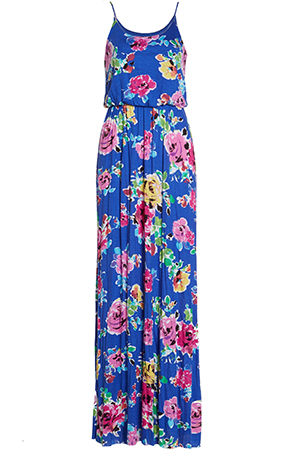 Floral Knit Maxi Dress