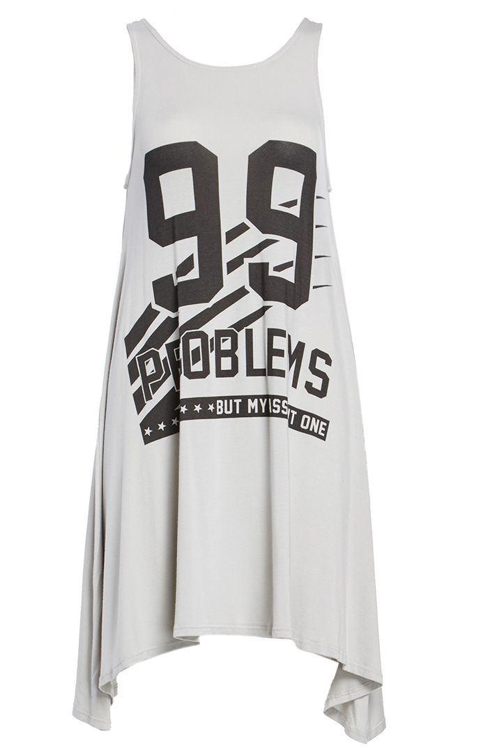 The Laundry Room 99 Problems Tank Dress