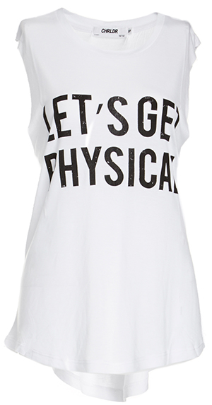 CHRLDR Let's Get Physical Muscle Tee
