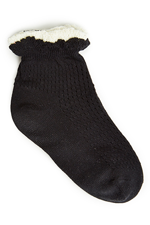 Color Block Ruffle Socks