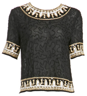 Noble Olenna Sequin Top