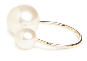 J.O.A Double Pearl Ring