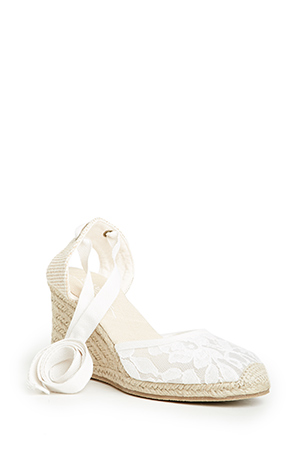 Soludos Chantilly Lace Wedge Sandals