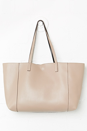 Clinton Vegan Leather Reversible Winged Tote
