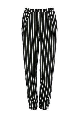 Glamorous Tapered Cuff Striped Trousers