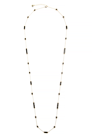 House Of Harlow 1960 Long Rains Station Necklace
