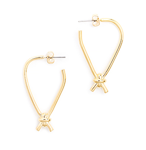 Giles & Brother Lon X Knot Earrings