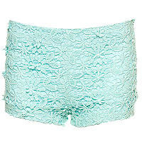 Floral Crochet Lace Shorts