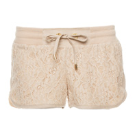 Floral Lace Track Shorts