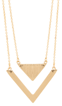 DAILYLOOK Love Triangles Necklace