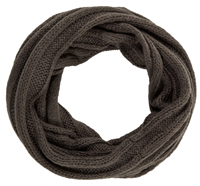 Knitted Rows Infinity Scarf