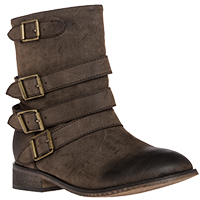 Quad Buckle Boots