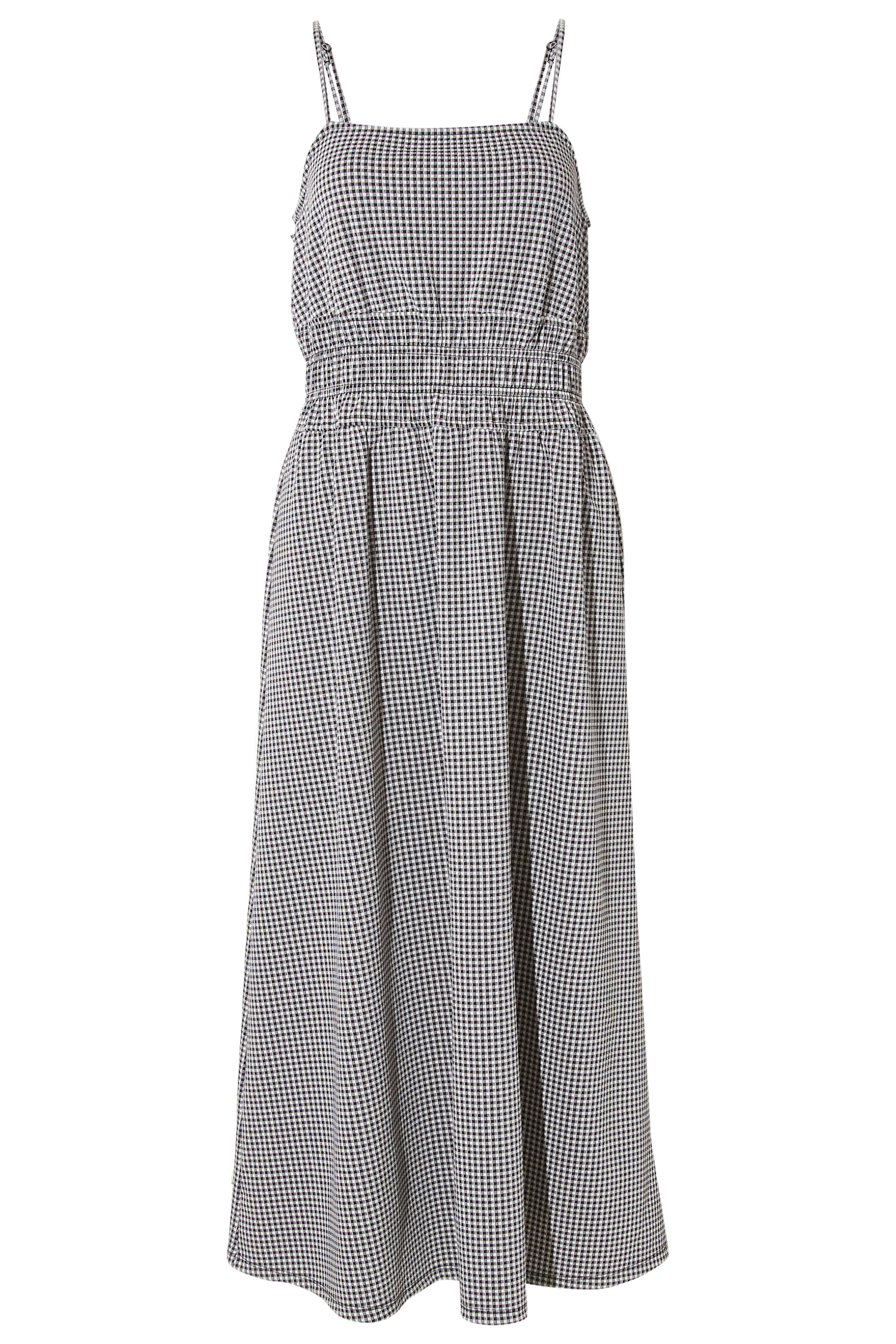 Vero Moda Gingham Print Midi Dress