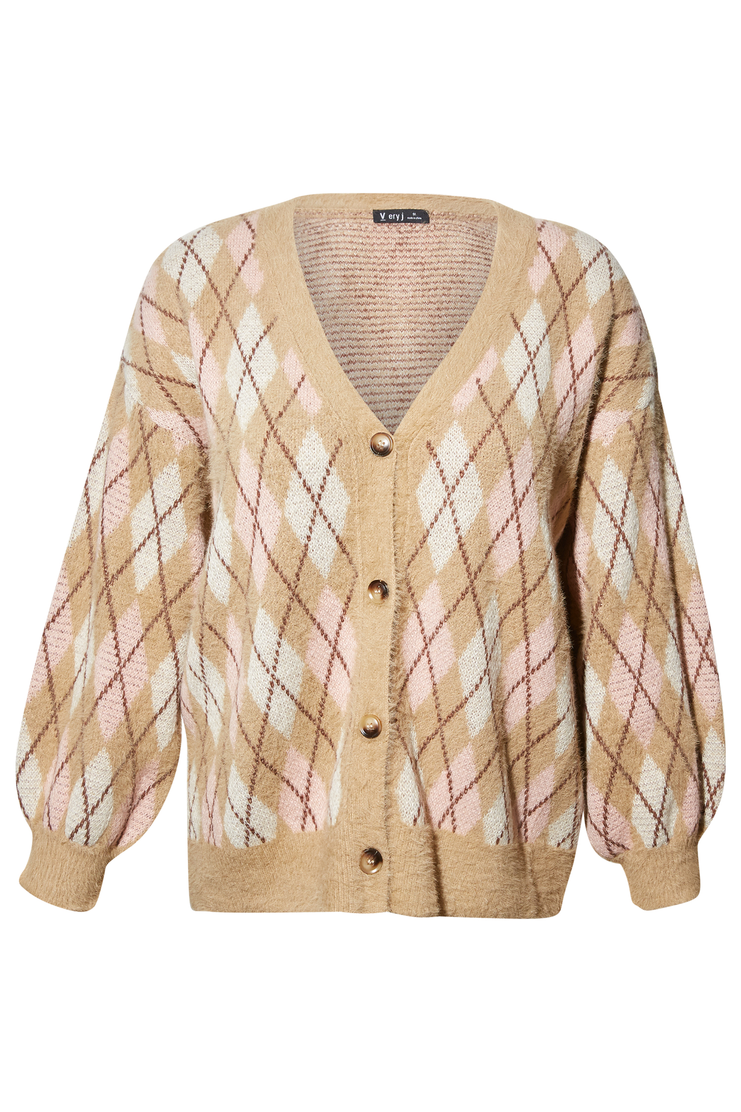 Shaggy Button Up Cardigan