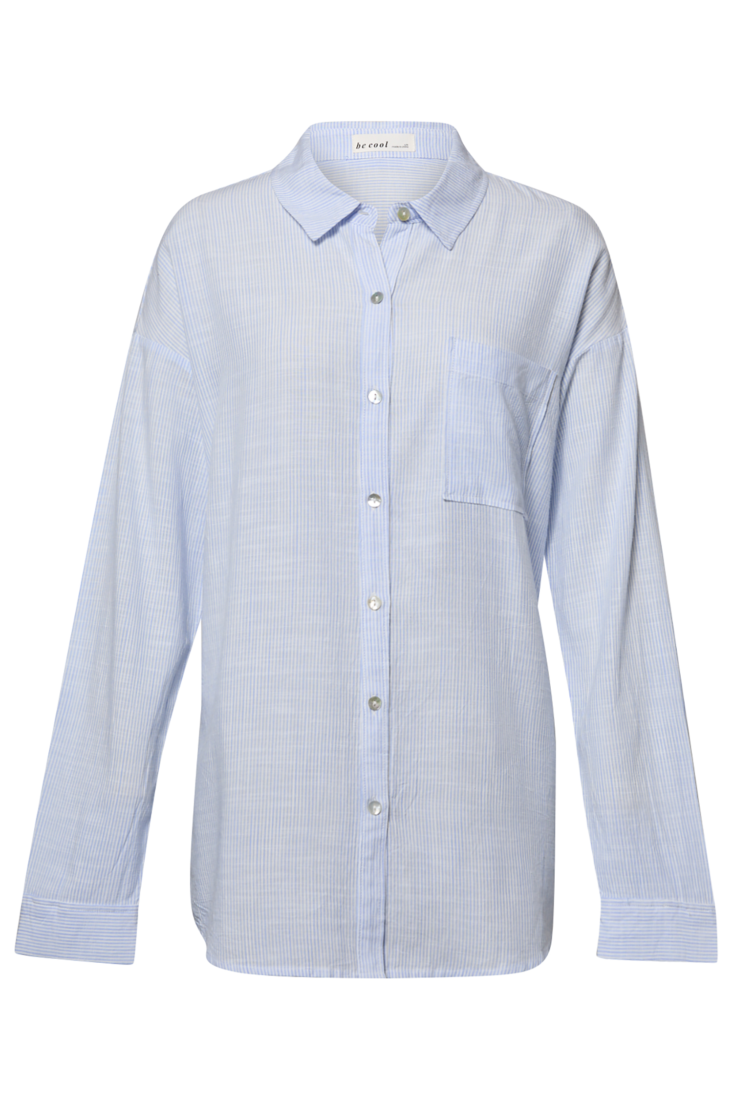 Thin Striped Button Down Shirt