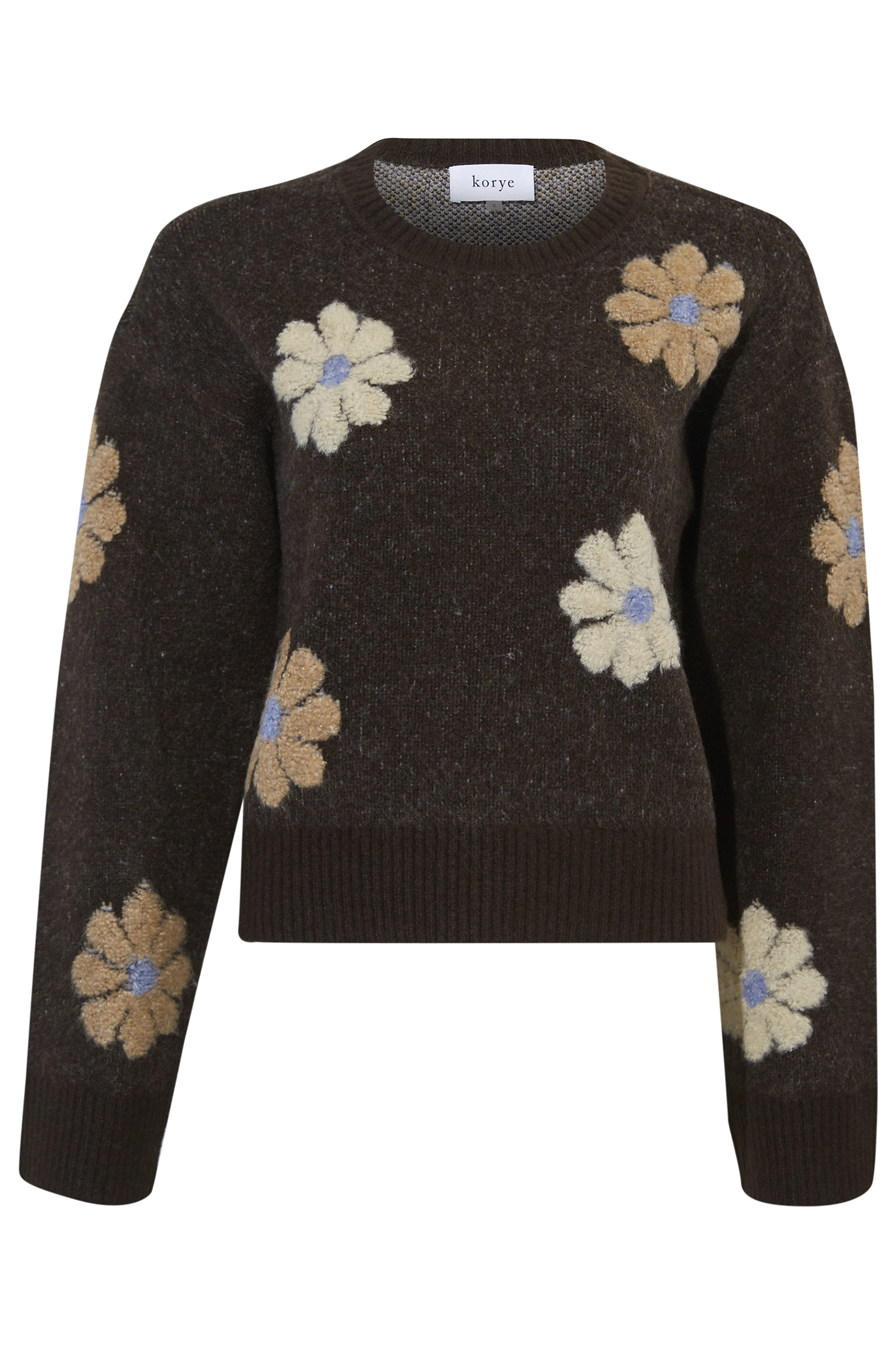 Flower Round Neck Sweater