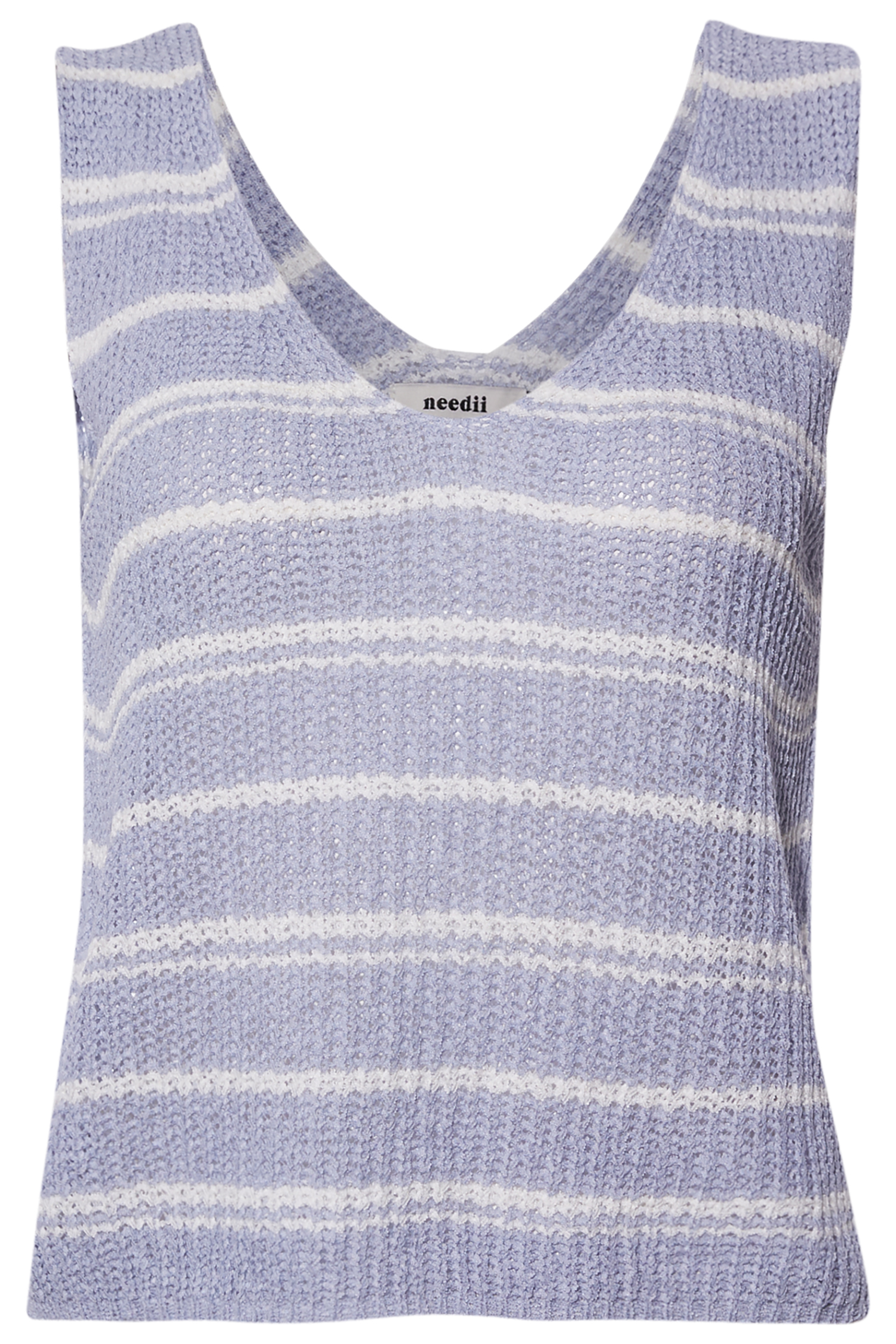 Stripe V-Neck Tank