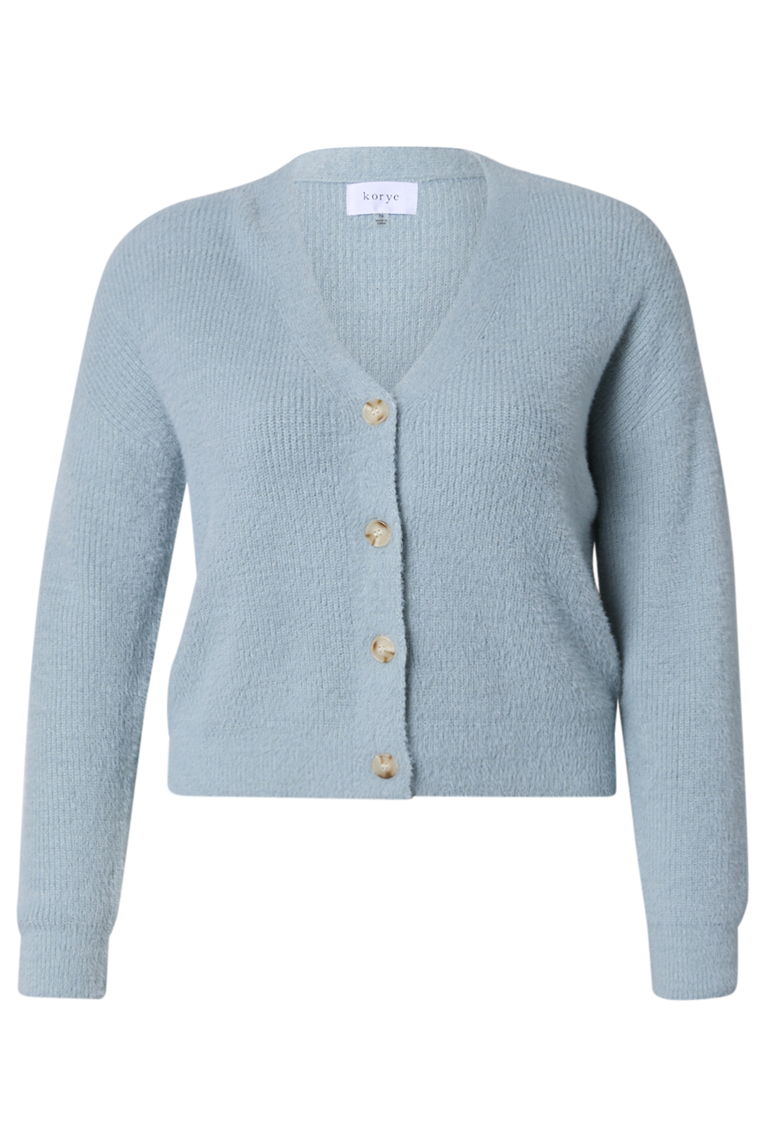 Ribbed Fuzzy Cardigan