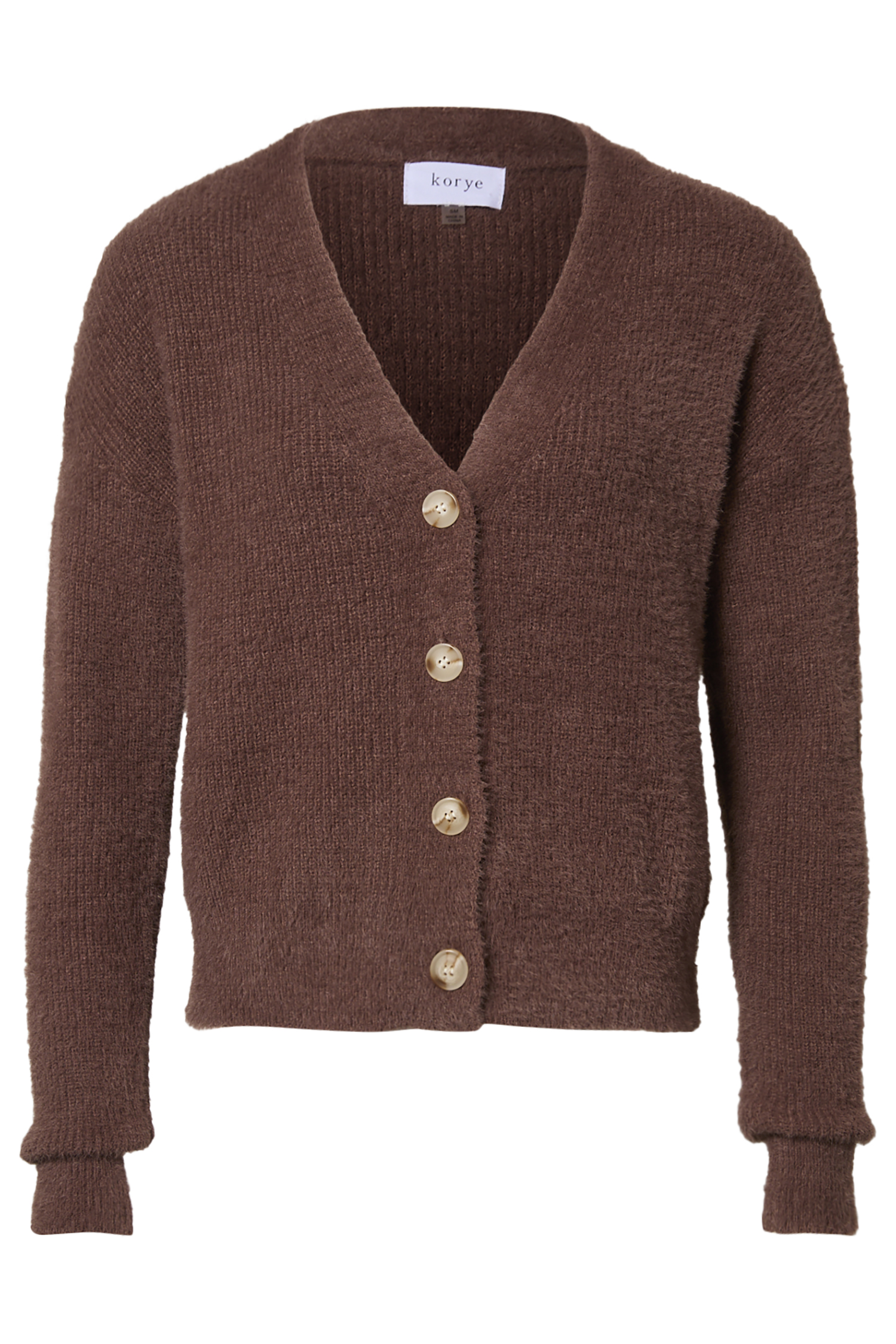 Ribbed Fuzzy Cardigan