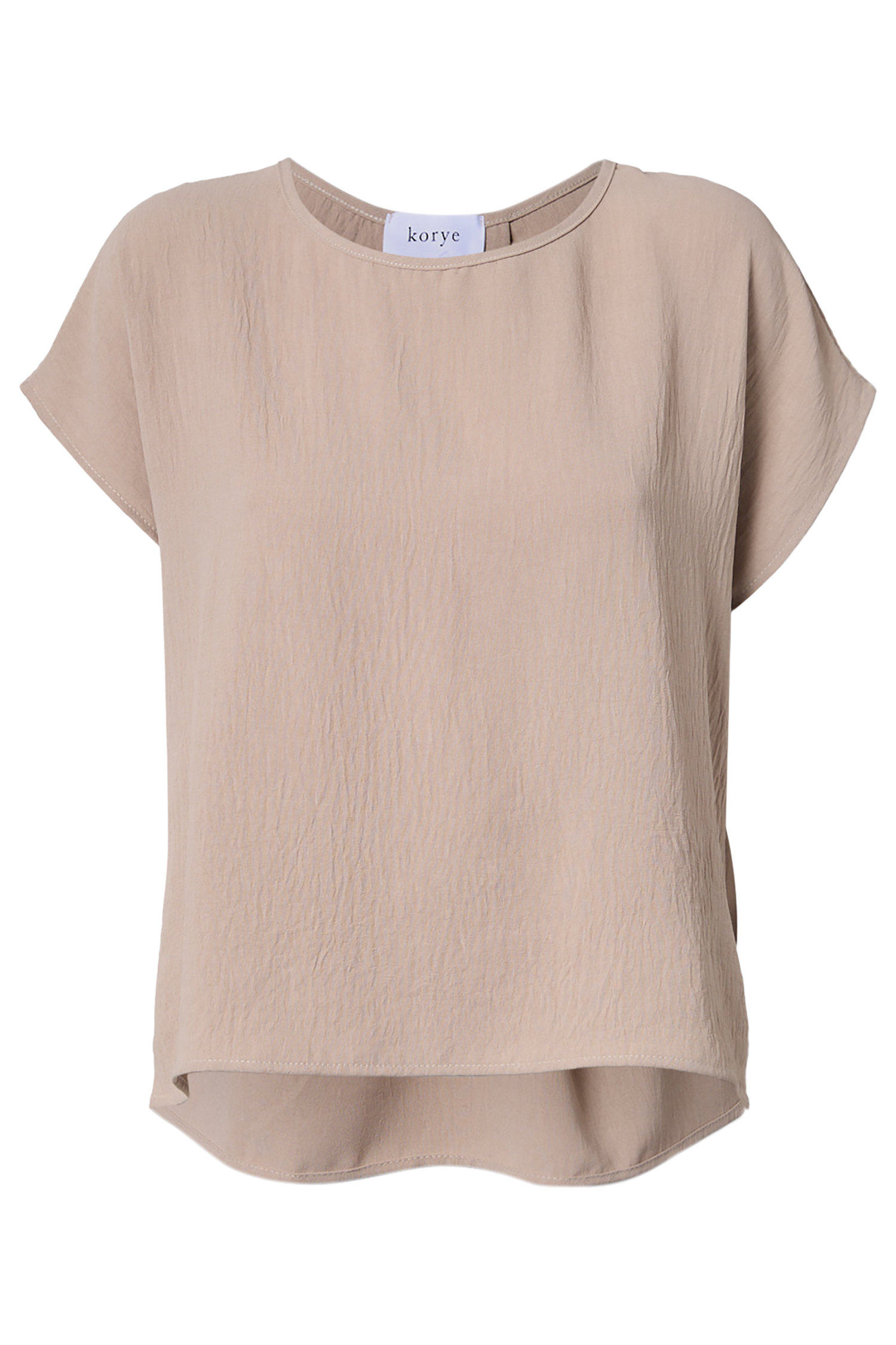 Back Pleat Cross Over Top