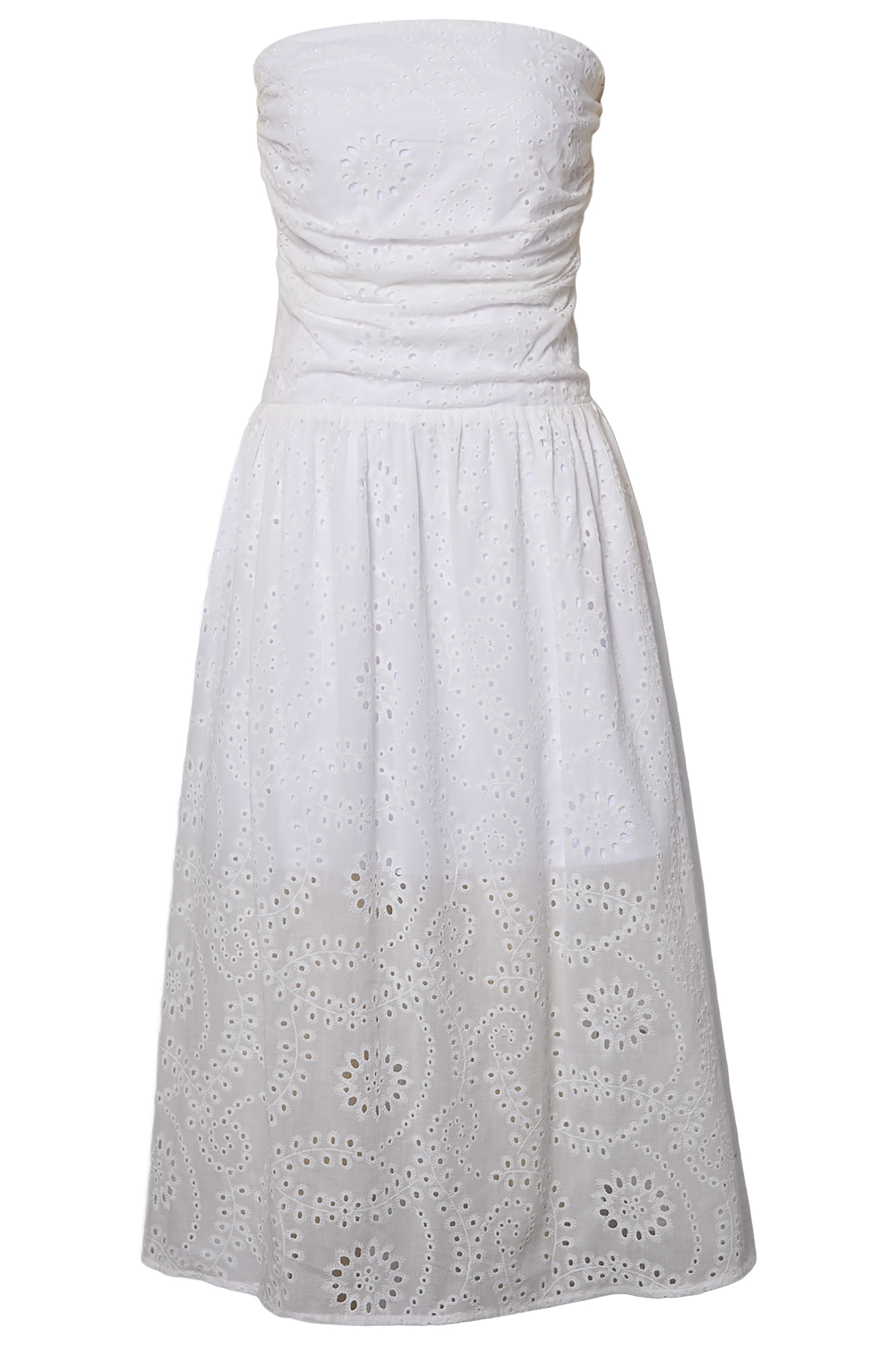 Eyelet Midi Dress