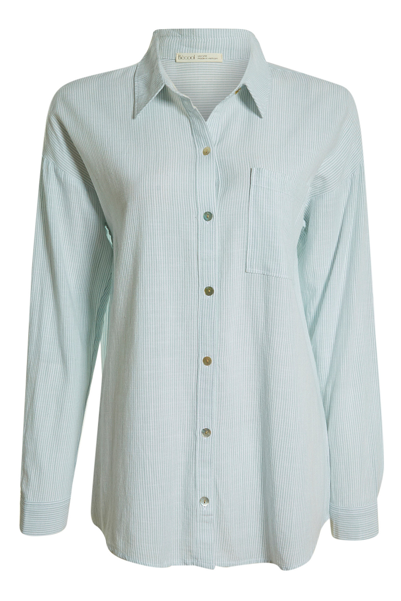 Thin Striped Button Down Shirt