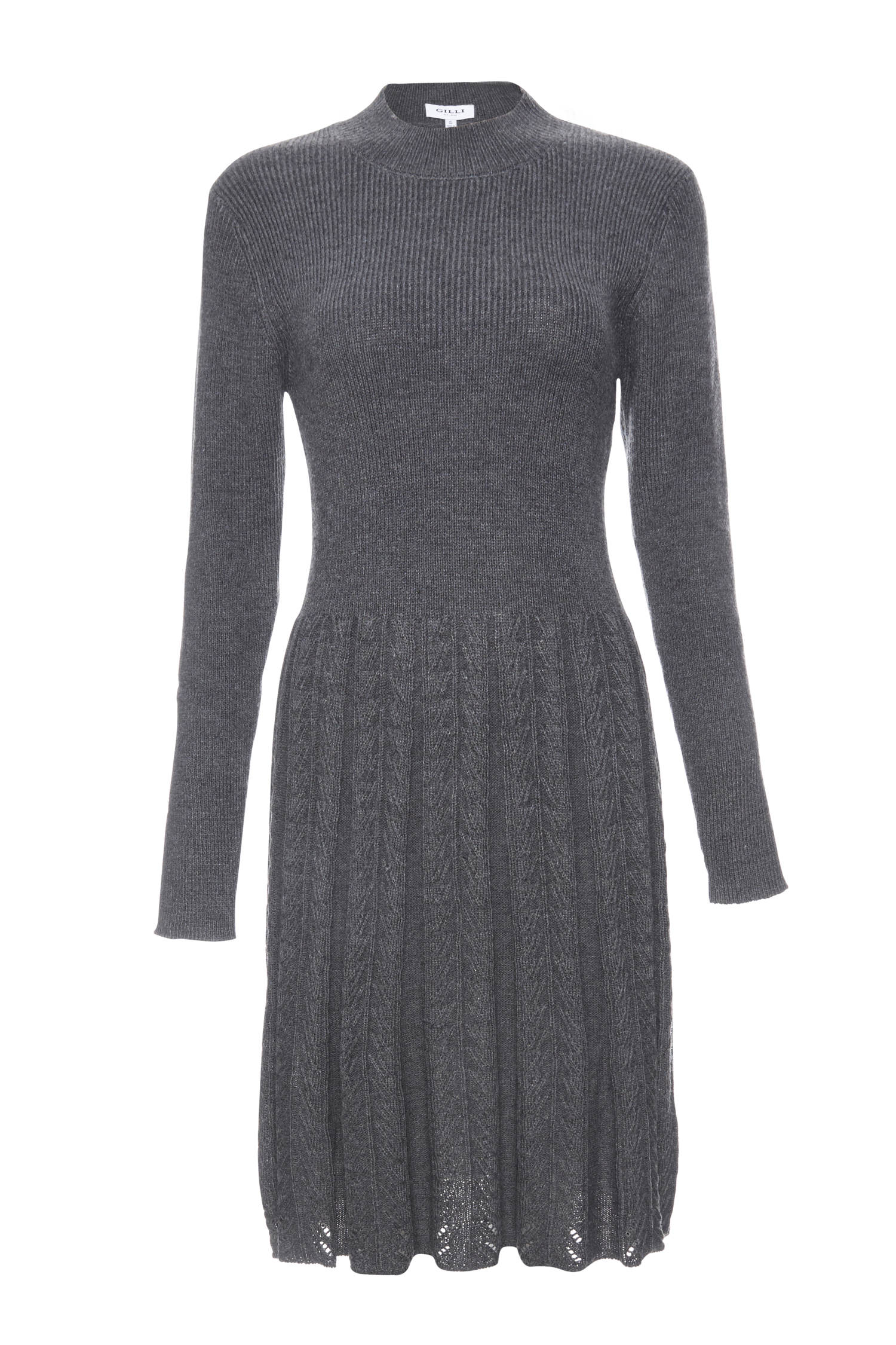 Long Sleeve Flare Sweater Dress