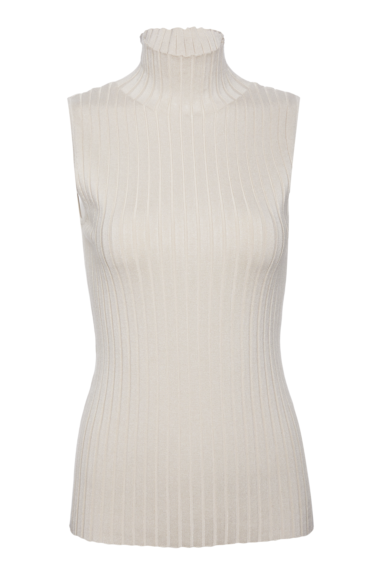 525 America Mock Neck Sleeveless Top