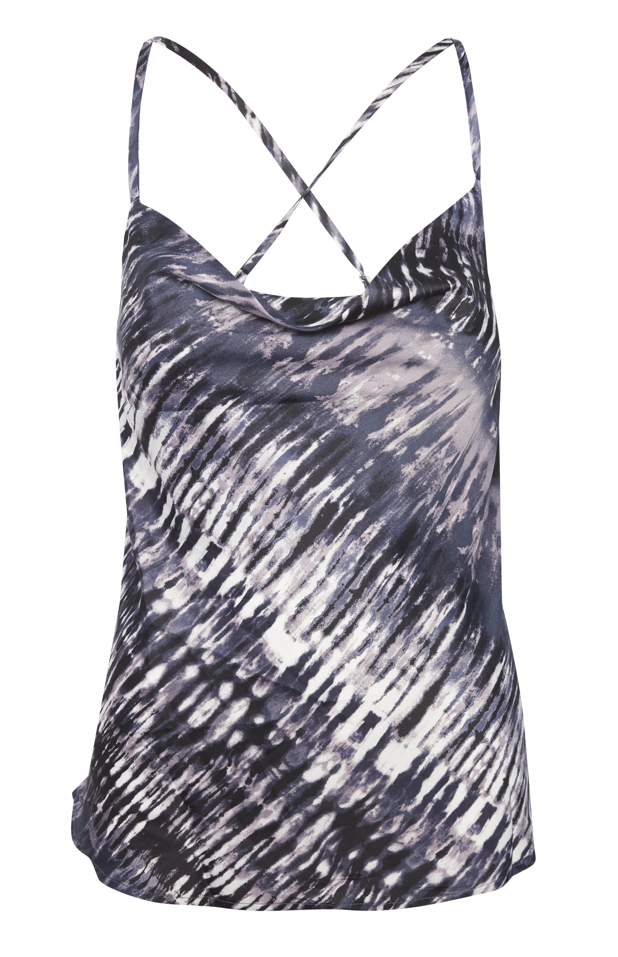 Tie Dye Cowl Neck Cami