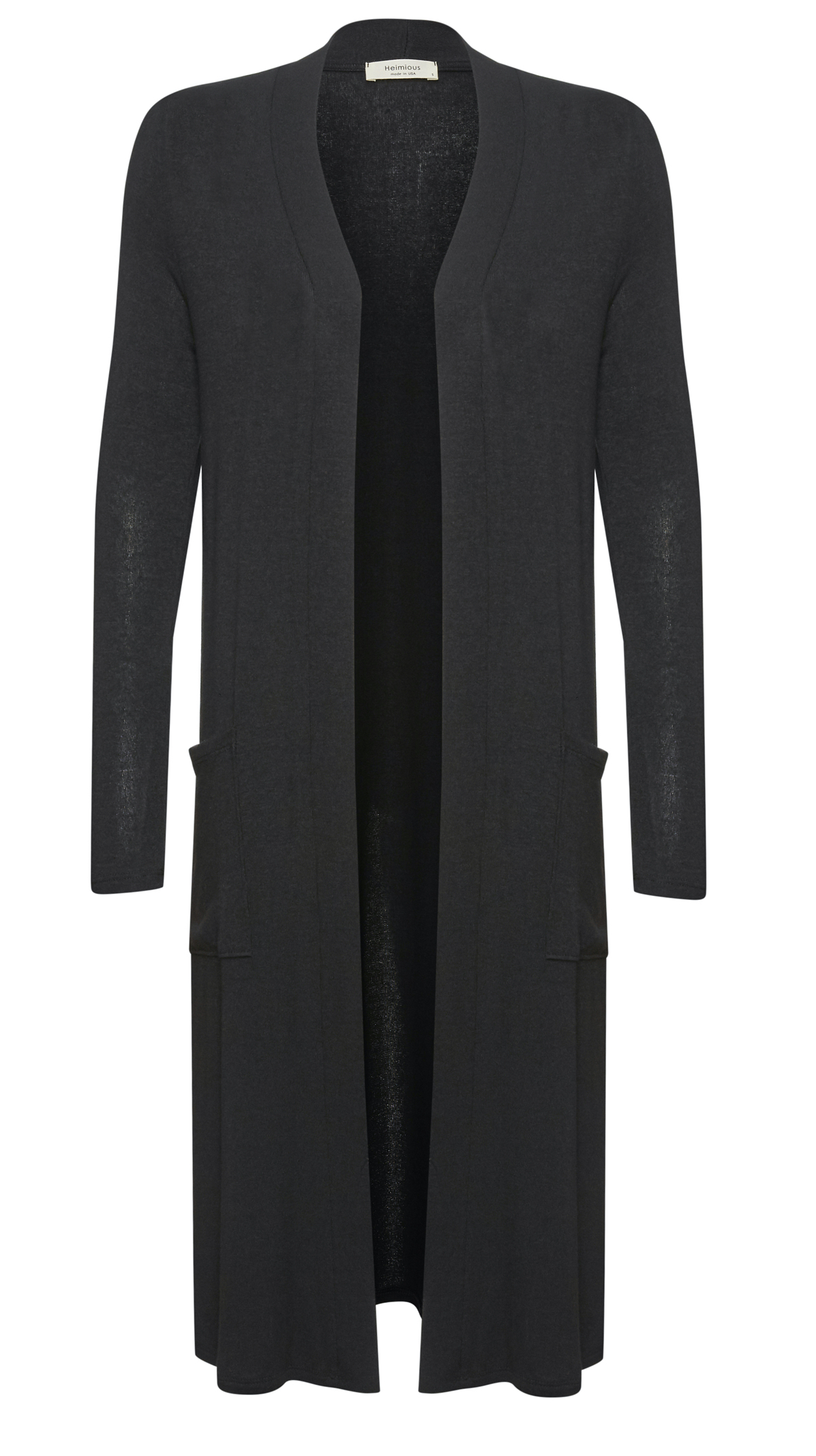 Long Duster Cardigan in Black XS - XL | DAILYLOOK