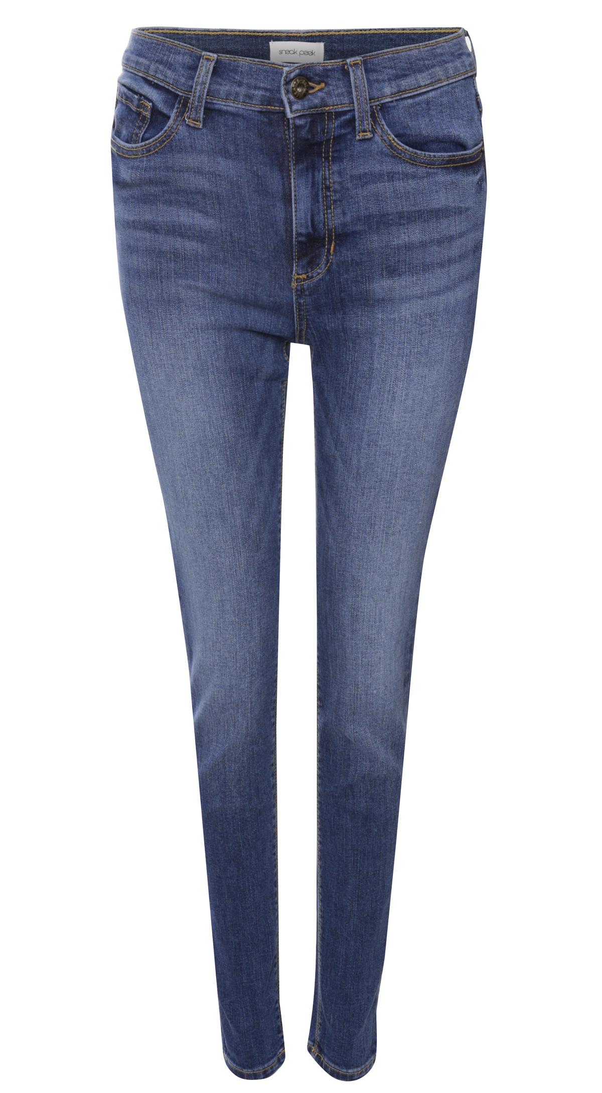 Sneak Peek Mid Rise Skinny Jean