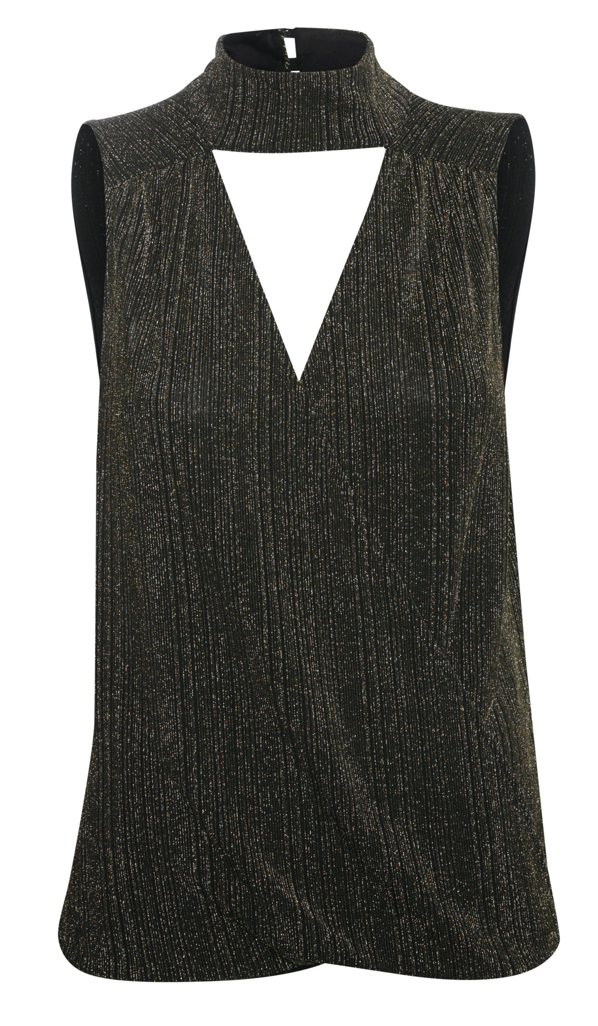 Veronica M Lurex High Neck Tank