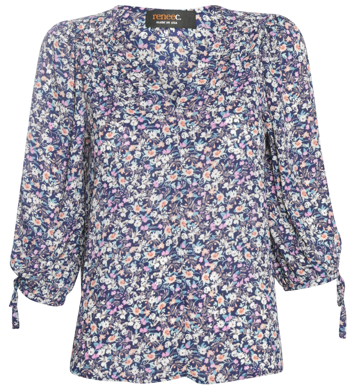 Tie Sleeve Blouse