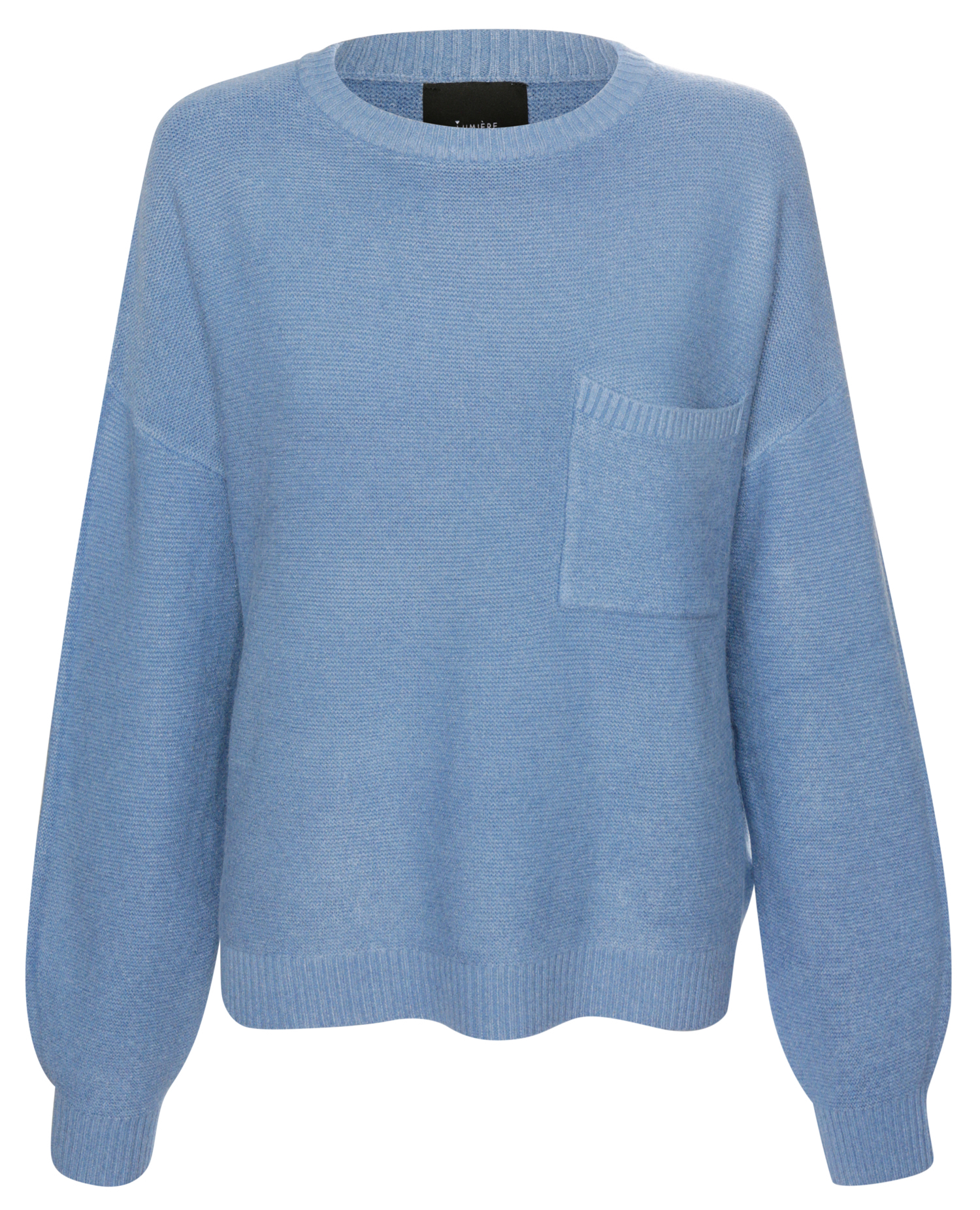 Round Neck Pullover with Pocket