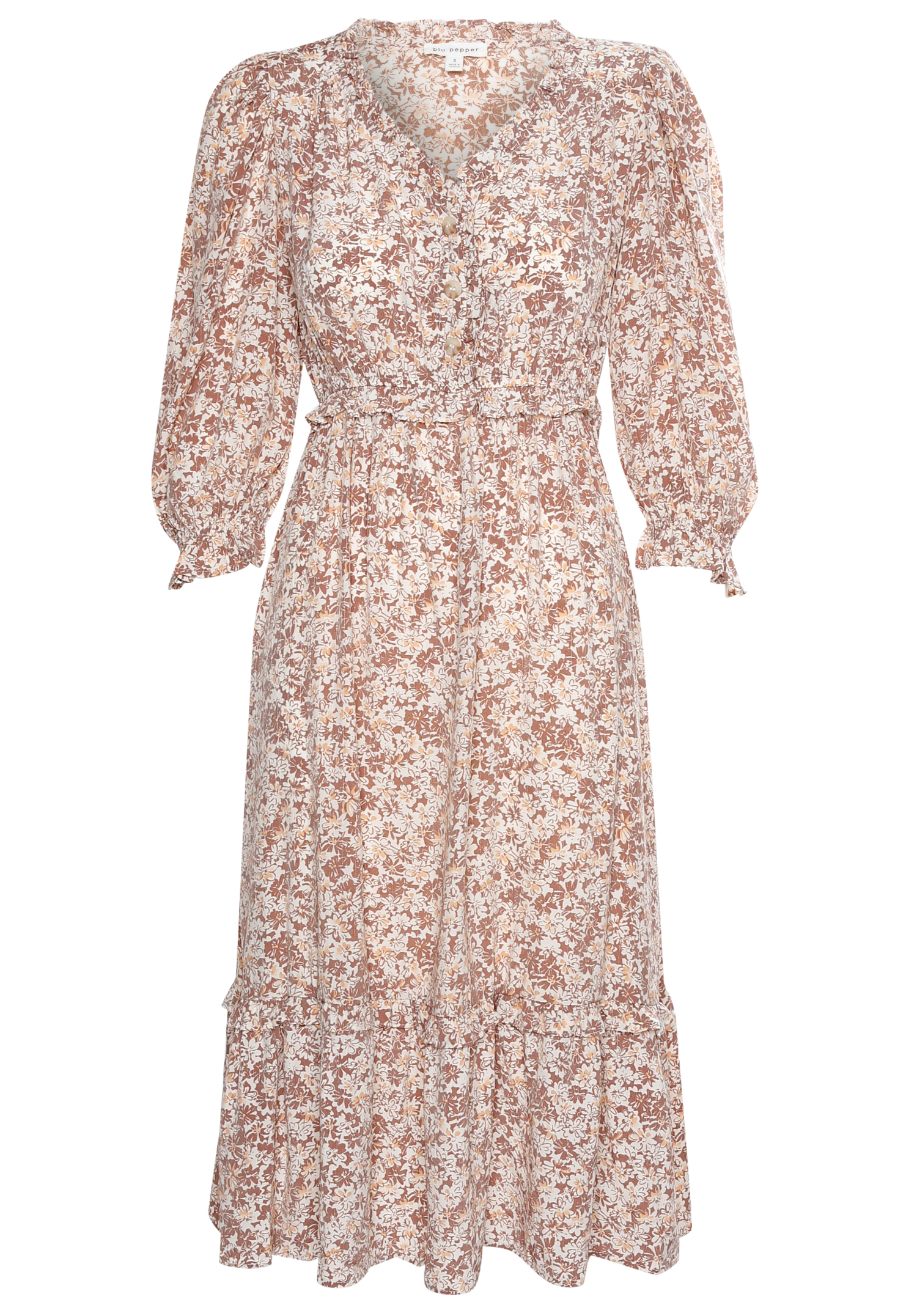Floral Ruffled Dress