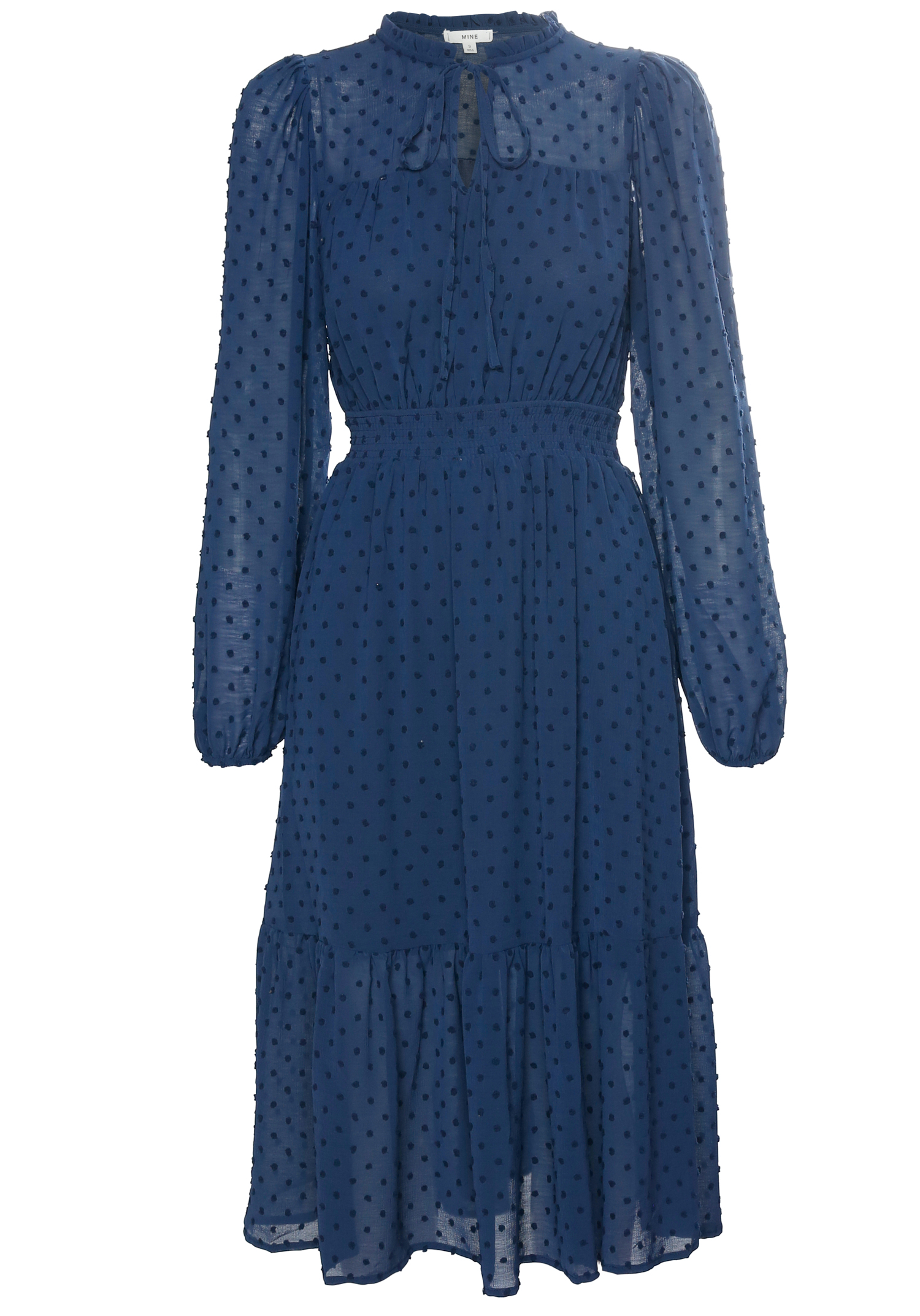 Swiss Dot Tiered Dress