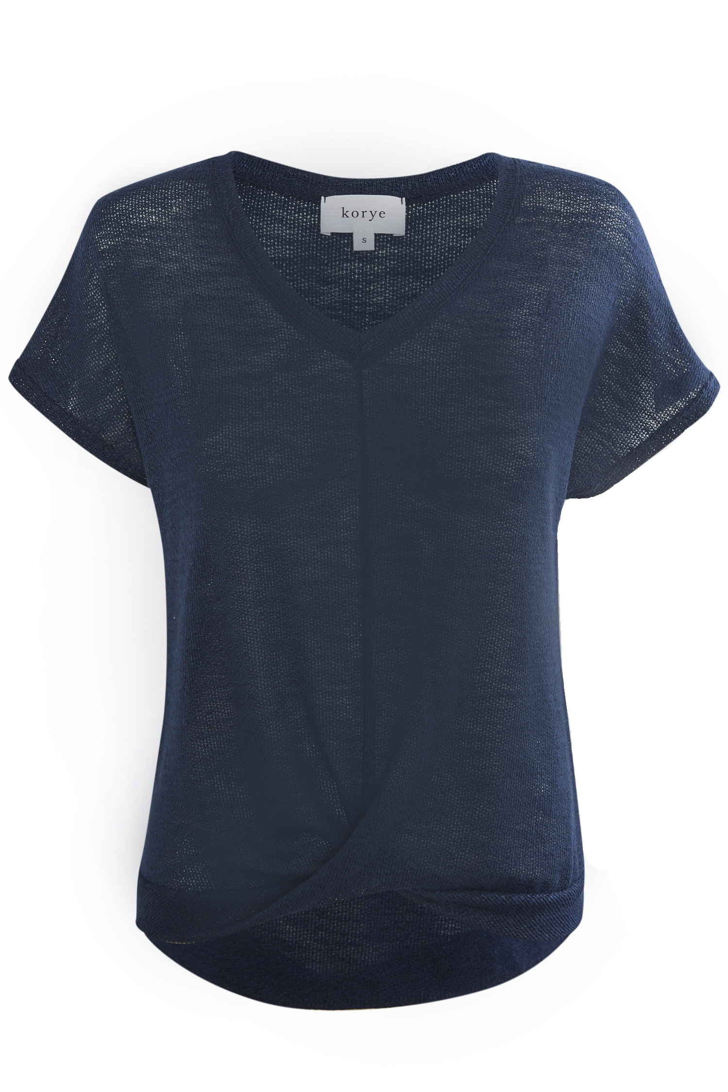 Twist Front Short Sleeve Top