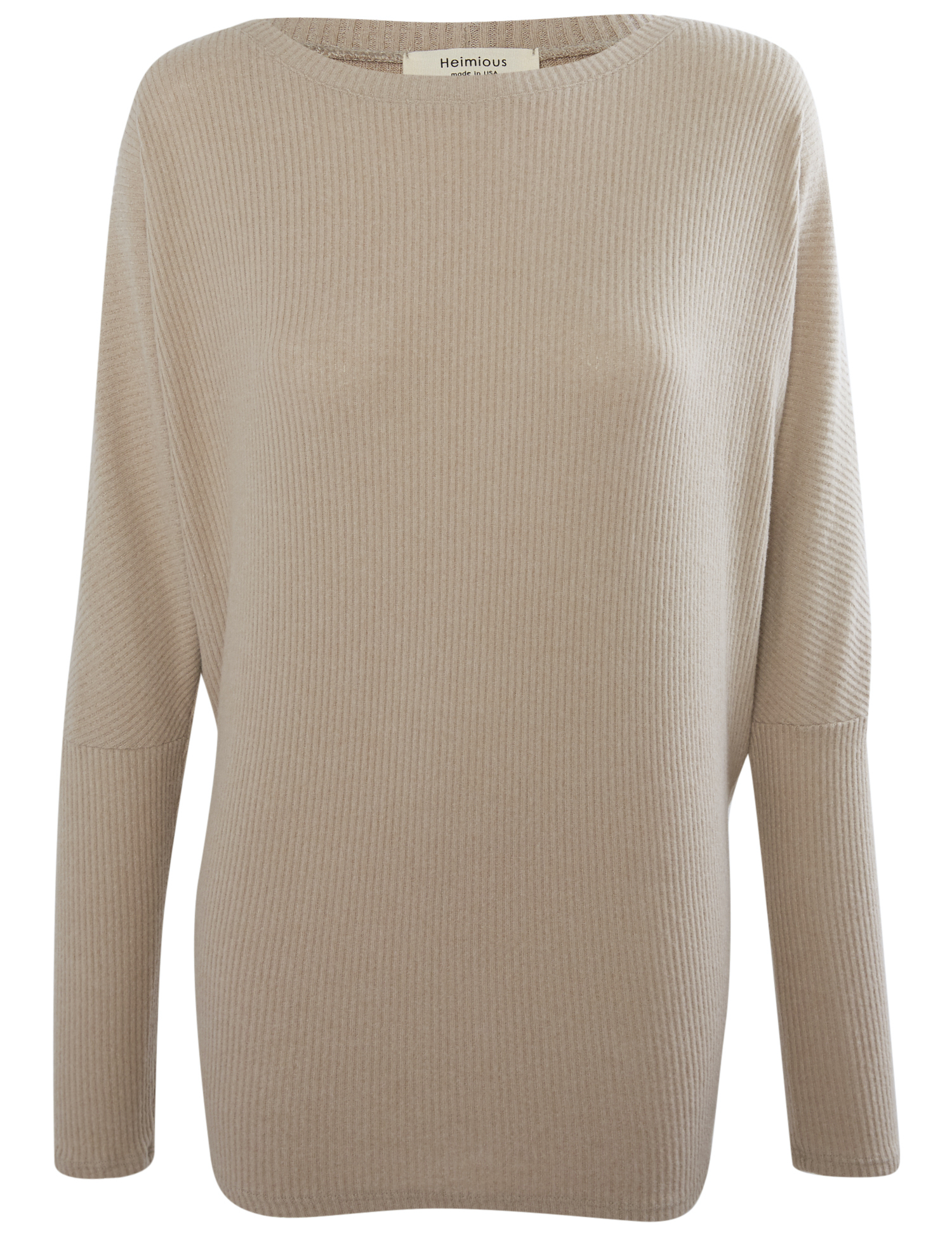 Roberta Brushed Ribbed Long Sleeve Tunic