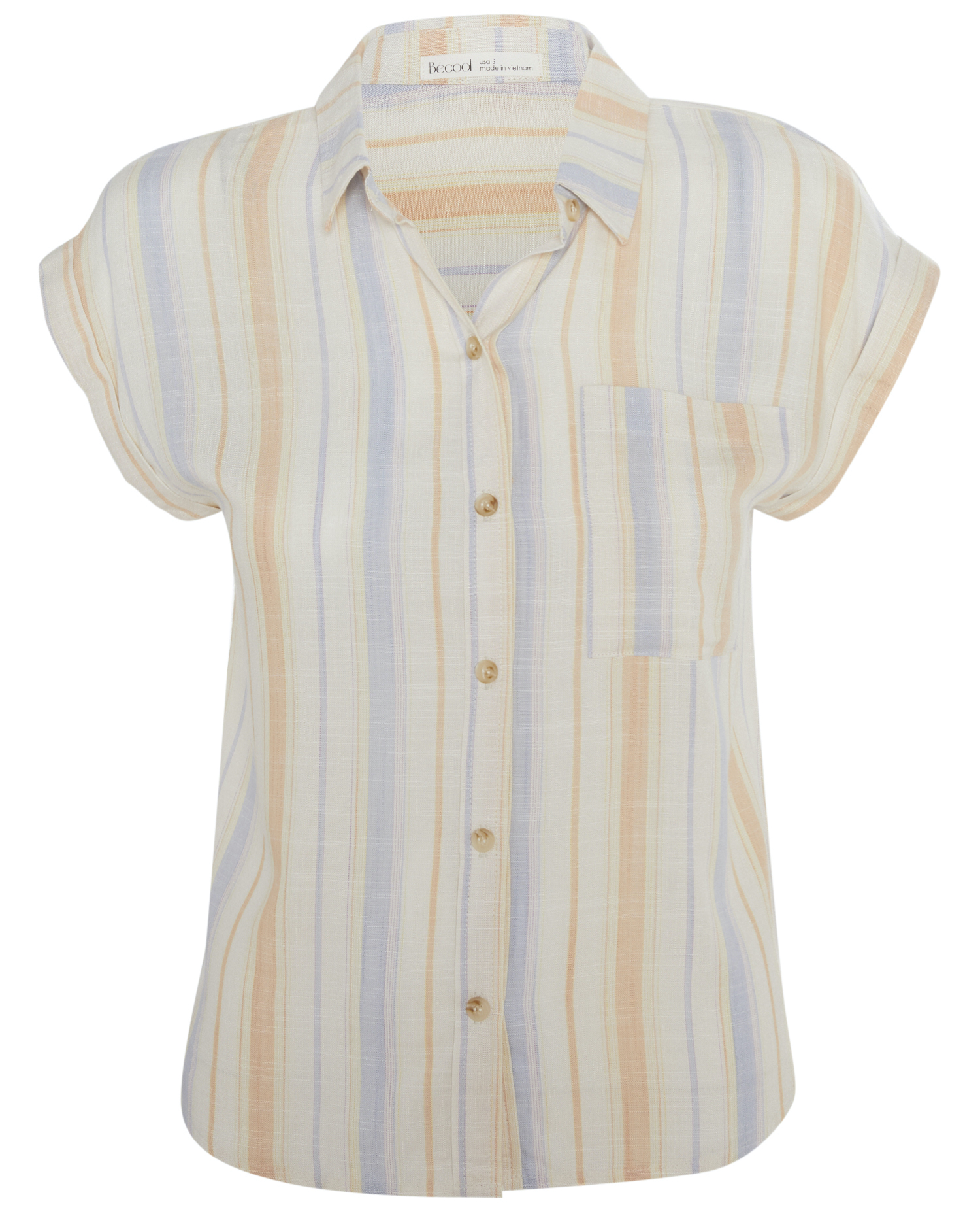 Short Sleeve Striped Shirt