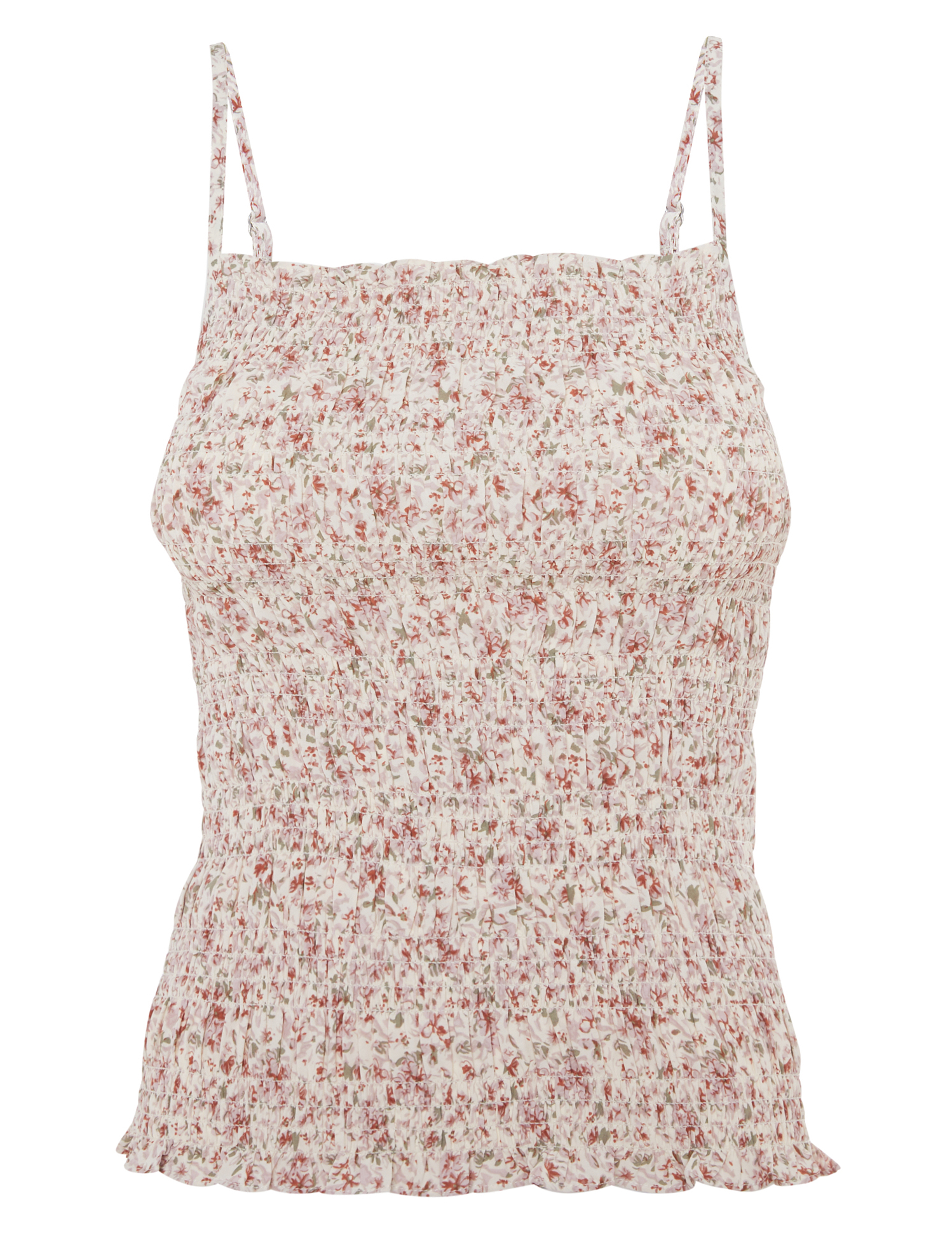 Floral Smocked Tank