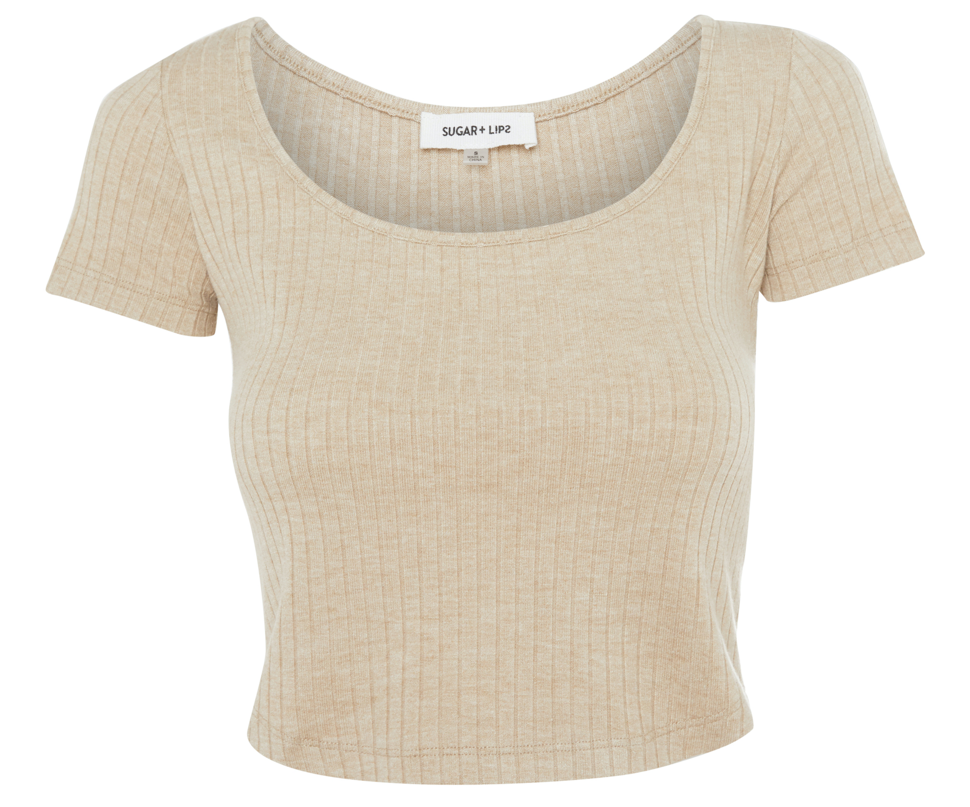 Cropped Short Sleeve Tee