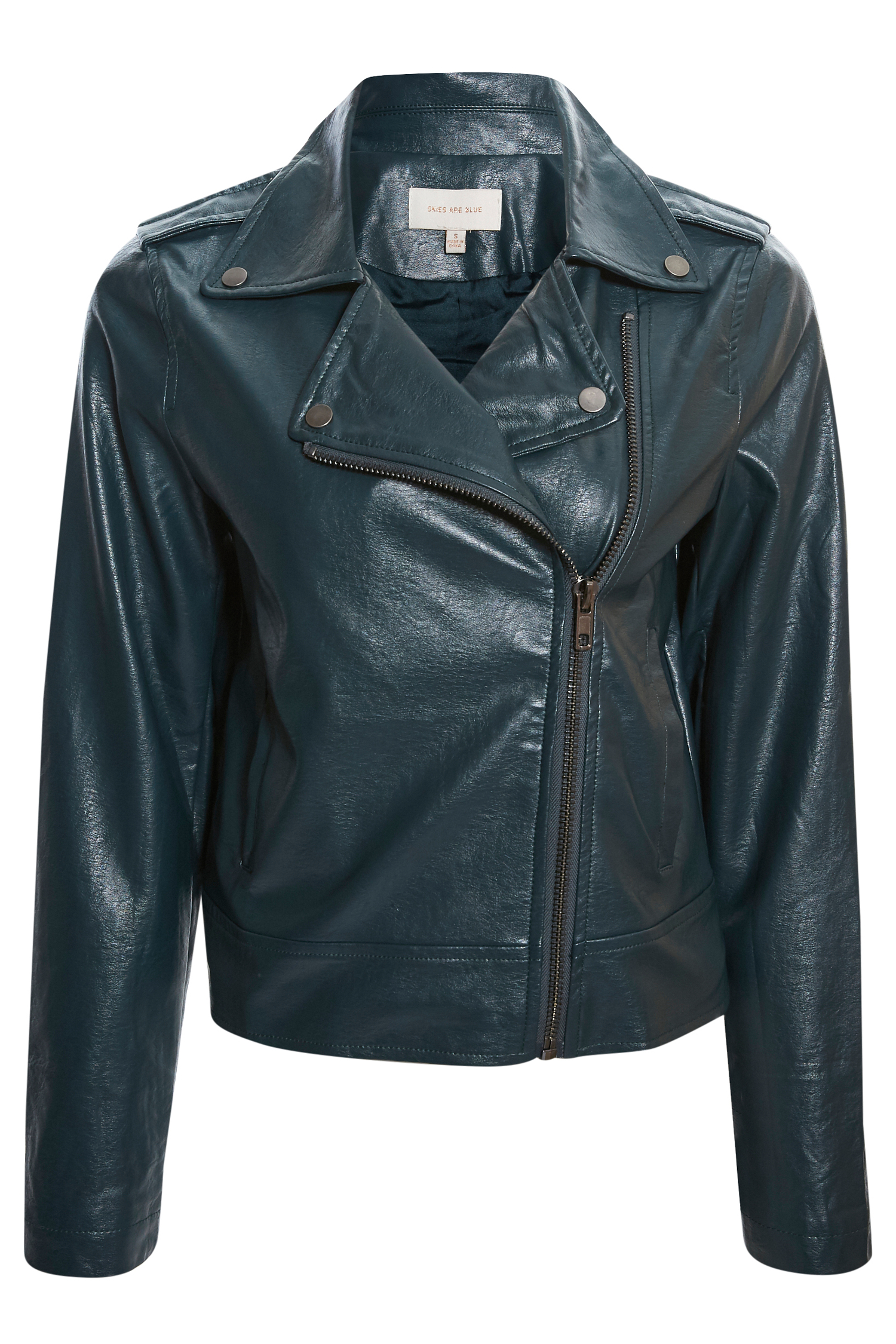 Vegan Leather Biker Jacket