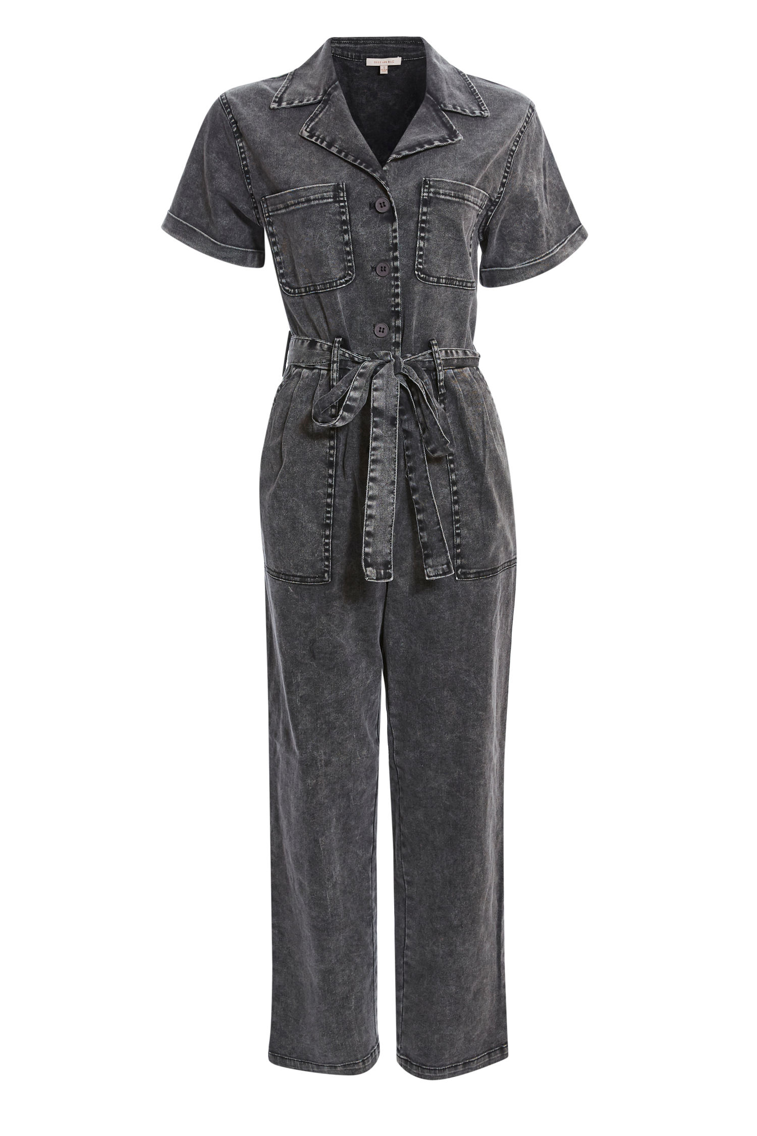 Short Sleeve Utility Jumpsuit